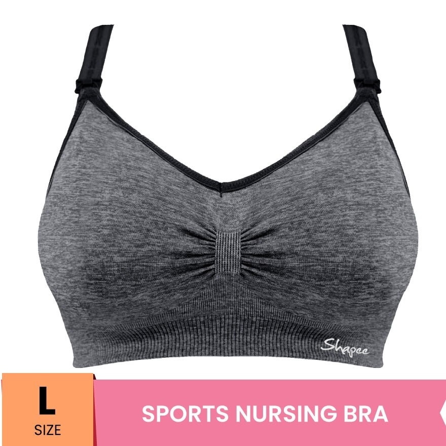 Sassy Nursing Bra L Black