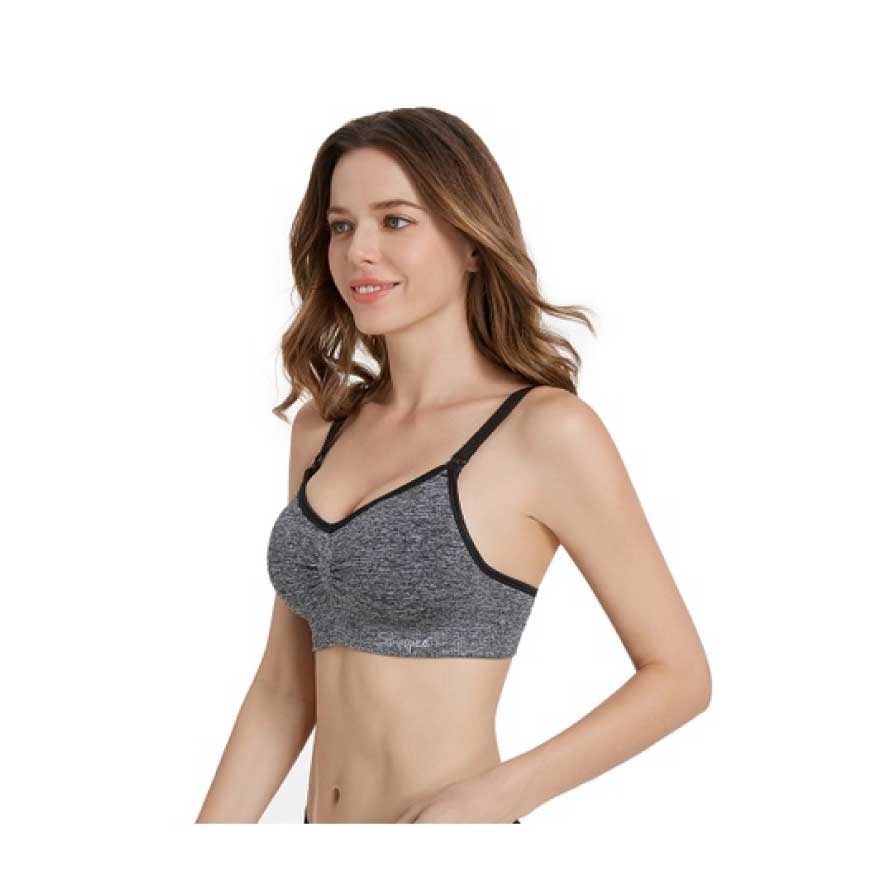 Sassy Nursing Bra M Black