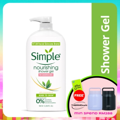 SIMPLE - Kind To Skin Nourishing Shower Gel 1L