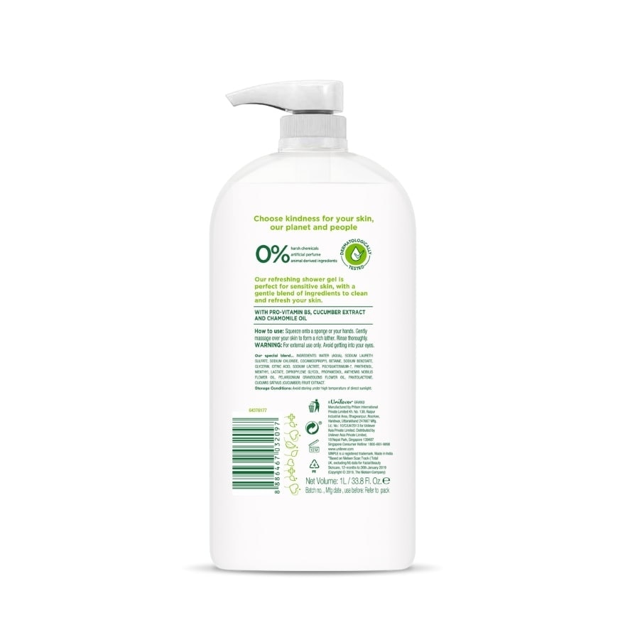 Kind To Skin Refreshing Shower Gel 1L