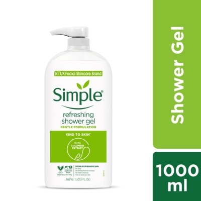 SIMPLE - Kind To Skin Refreshing Shower Gel 1L