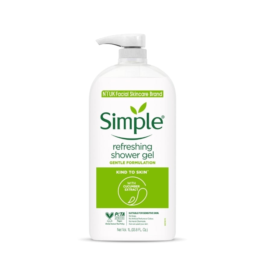 Kind To Skin Refreshing Shower Gel 1L