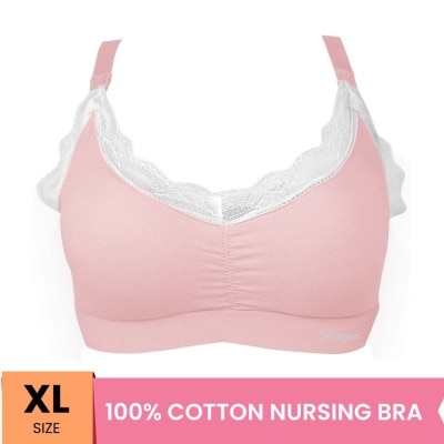 SHAPEE Lafee Nursing Bra XL Pink