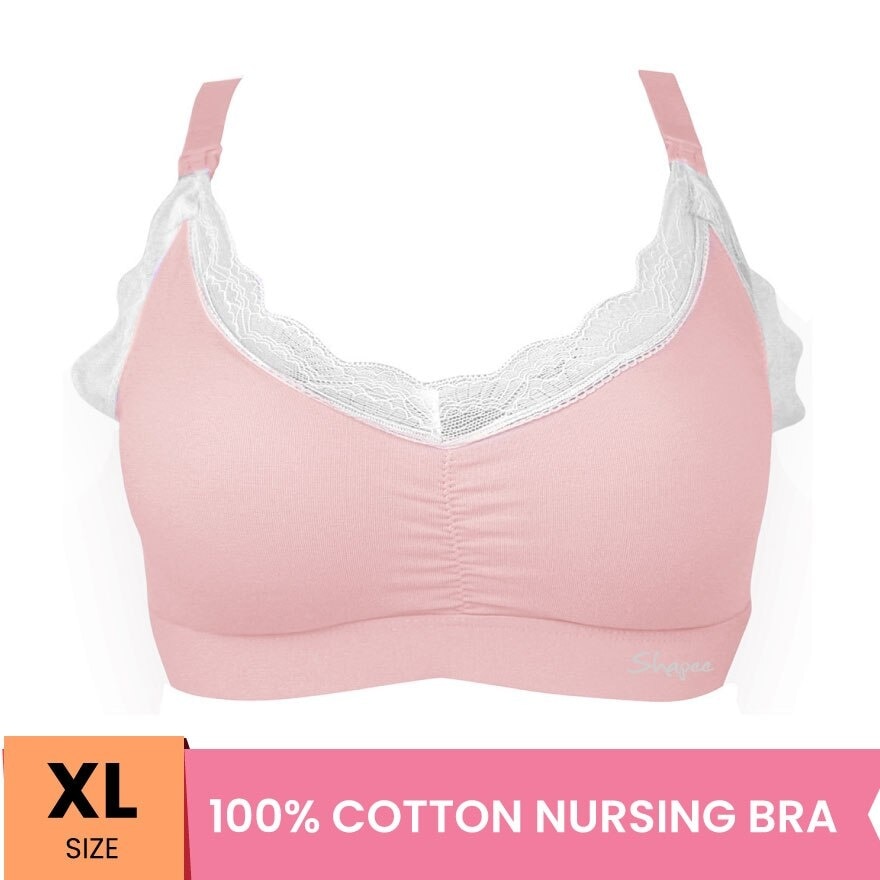 Lafee Nursing Bra XL Pink