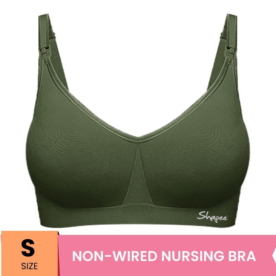 Luxe Nursing Bra S Olive