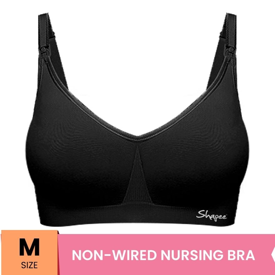 Luxe Nursing Bra M Black
