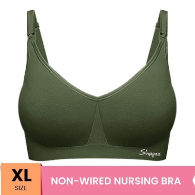 SHAPEE Luxe Nursing Bra XL Olive