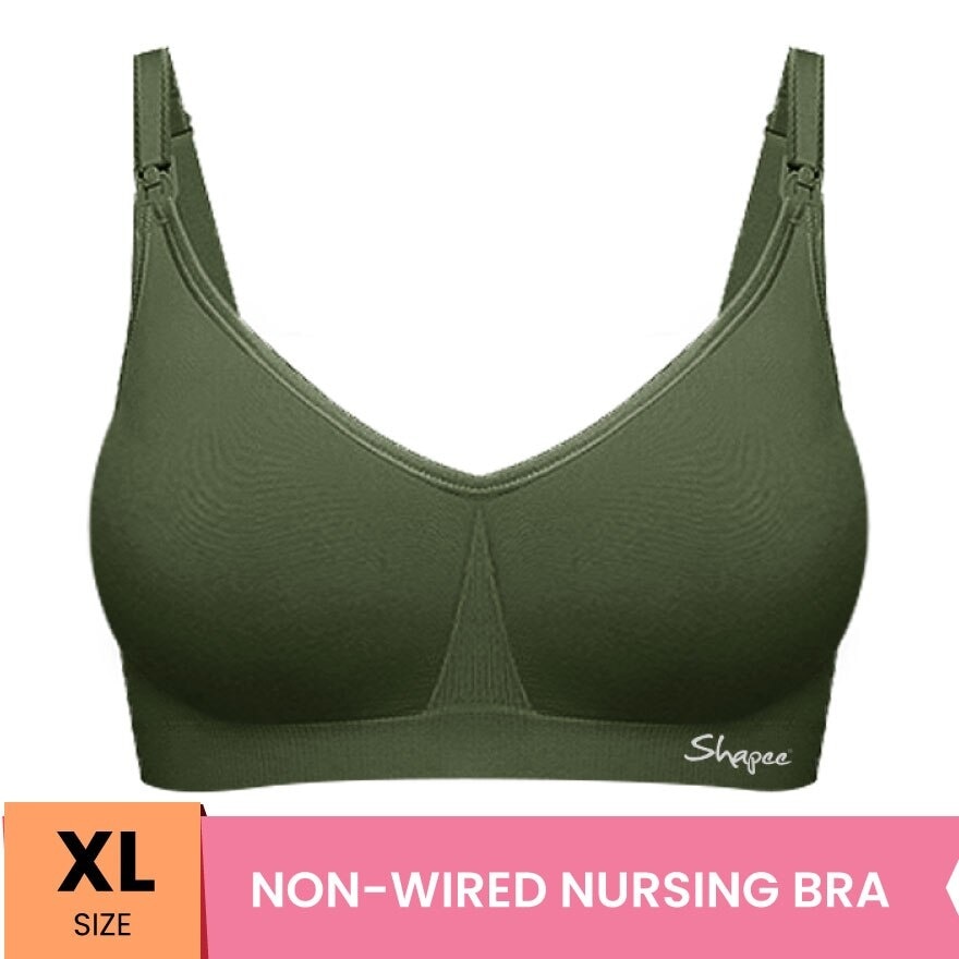 Luxe Nursing Bra XL Olive
