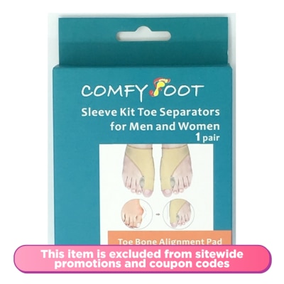 COMFY FOOT Sleeve Kit Toe Separators For Men And Women 1 Pair