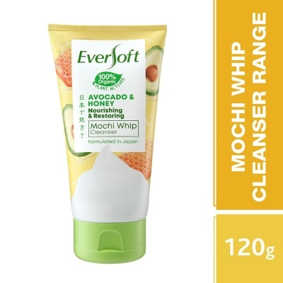 EVERSOFT Avocado and Honey Whip Cleanser 120G