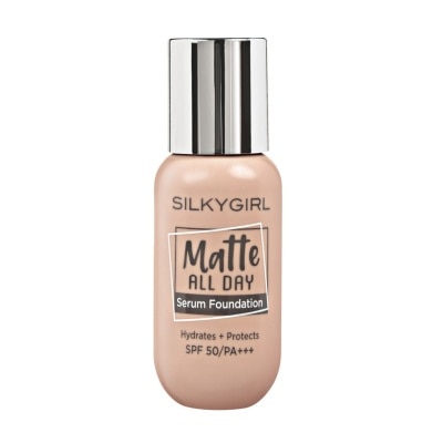 SILKYGIRL Matte All Day Serum Foundation 02 Natural Beige