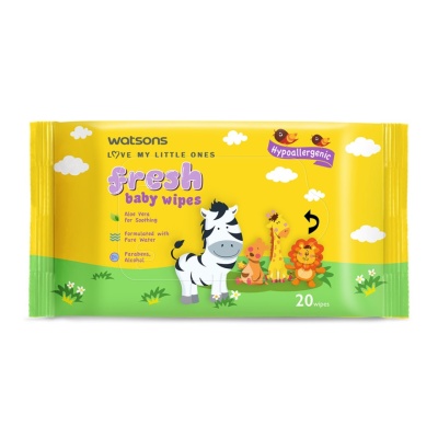 WATSONS - Fresh Baby Wipes 20's x 3 image