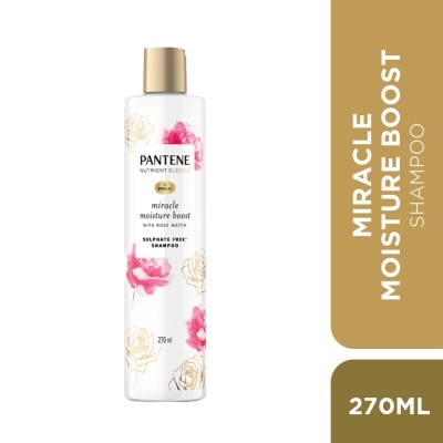 PANTENE Nutrient Blends Miracle Moisture Boost Rose Water Shampoo 270 ml