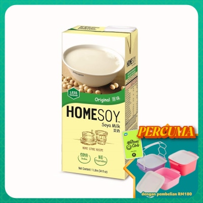 HOMESOY - Original Soya Milk 1L (Less Sugar)