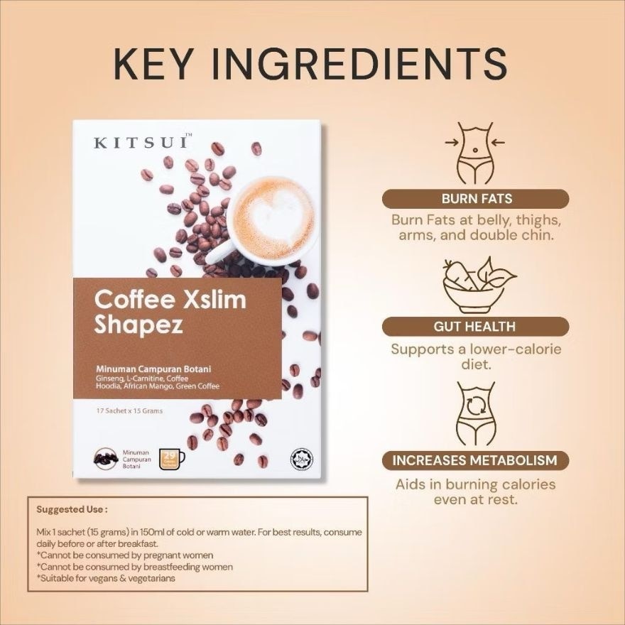 Coffee XSlim Shapez 17sX15g