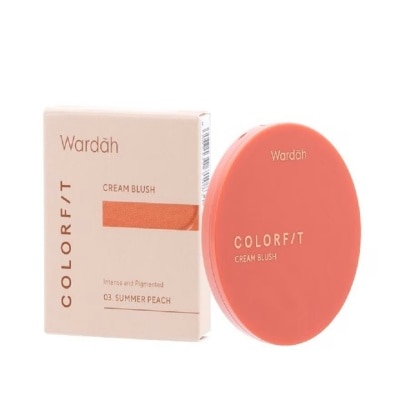 WARDAH Colorfit Cream Blush 03 Summer Peach 3g