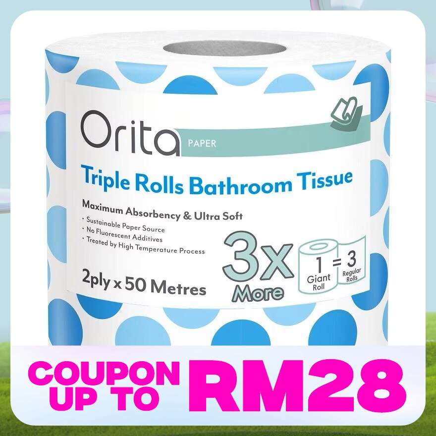 Orita Toilet Roll 2Ply x 50m