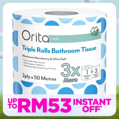 ORITA Orita Toilet Roll 2Ply x 50m