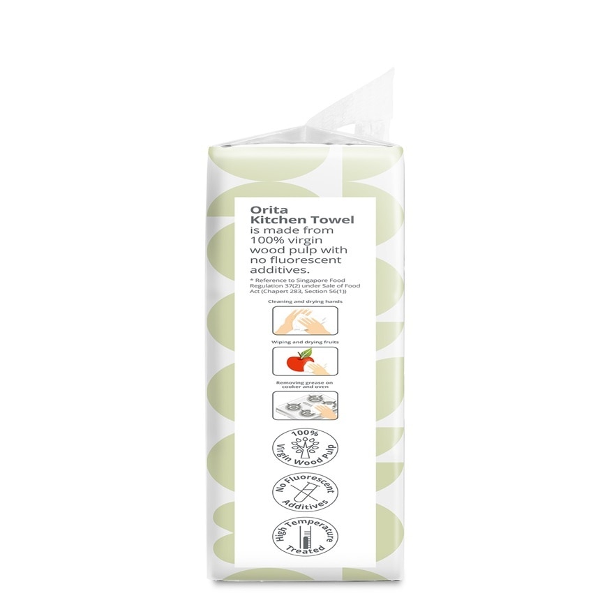 Soft Pack Kitchen Towel 2Ply 120 Sheets x 4s