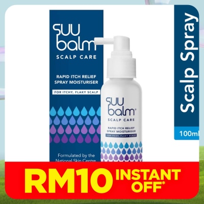 SUU BALM Scalp Care Itch Relief Spray Moisturiser 100ML