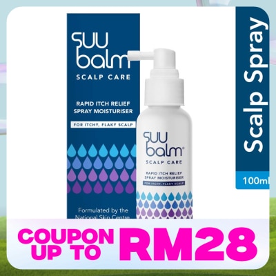 SUU BALM Scalp Care Itch Relief Spray Moisturiser 100ML