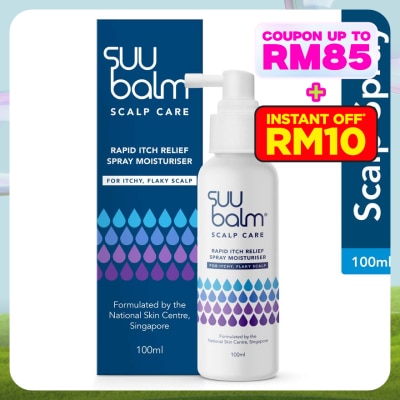 SUU BALM Scalp Care Itch Relief Spray Moisturiser 100ML