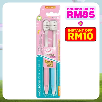 WATSONS Super Dense Cushion Soft Toothbrush(Ultra Soft) 2S