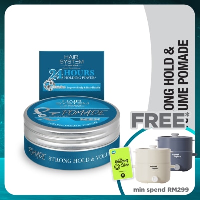 HAIR SYSTEM BY WATSONS Styling Pomade - Strong Hold & Volume 75g