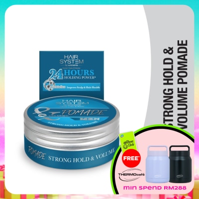 HAIR SYSTEM BY WATSONS - Styling Pomade - Strong Hold & Volume 75g