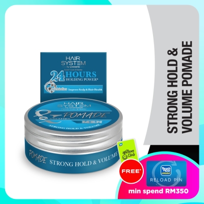 HAIR SYSTEM BY WATSONS Styling Pomade Strong Hold & Volume 75g image