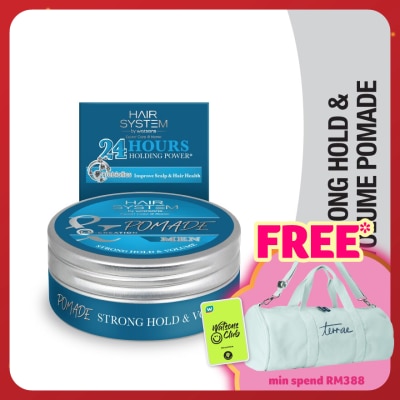 HAIR SYSTEM BY WATSONS Styling Pomade - Strong Hold & Volume 75g