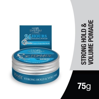 HAIR SYSTEM BY WATSONS Styling Pomade - Strong Hold & Volume 75g