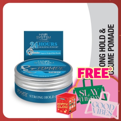 HAIR SYSTEM BY WATSONS Styling Pomade - Strong Hold & Volume 75g