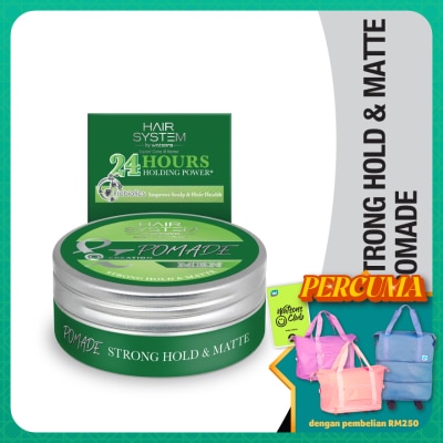 HAIR SYSTEM BY WATSONS - Styling Pomade - Strong Hold & Matt 75g