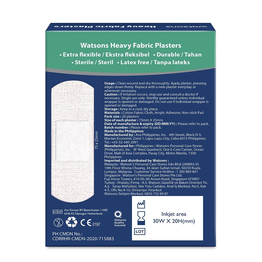 Heavy Fabric Plasters 20's image