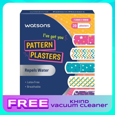 WATSONS Pattern Latex Free Plasters 20's