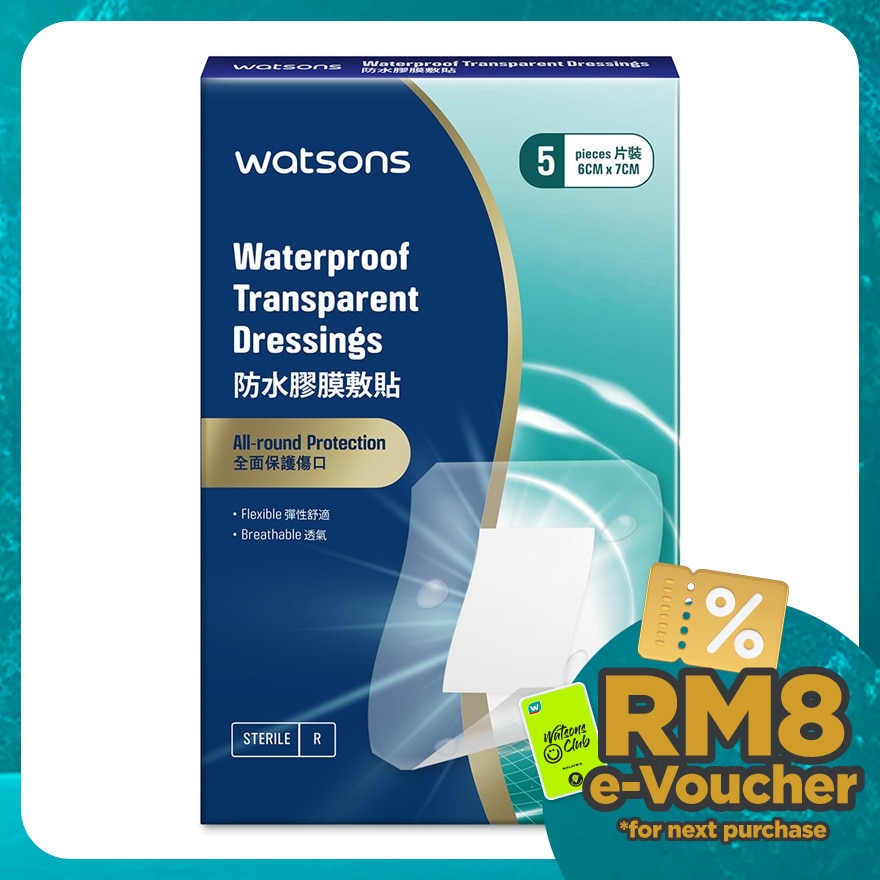 Waterproof Transparent Dessing 5s