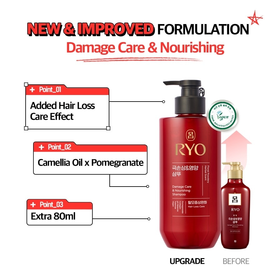 Damage Care & Nourishing Shampoo 400ml