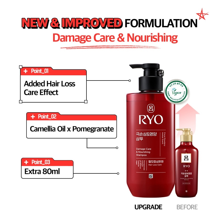 Damage Care & Nourishing Shampoo 400ml