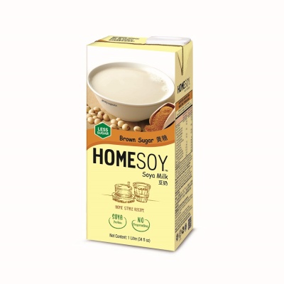 HOMESOY - Brown Sugar Soya Milk 1L (Less Sugar) image