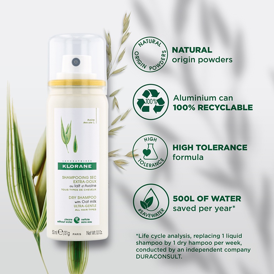 DRY SHAMPOO ORIGINAL OAT MILK 50ML image