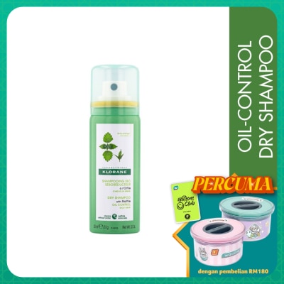 KLORANE Dry Shampoo Nettle (Oily Scalp) 50ml