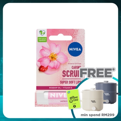 NIVEA Lip Rosehip Oil Caring Lip Scrub 4.8g