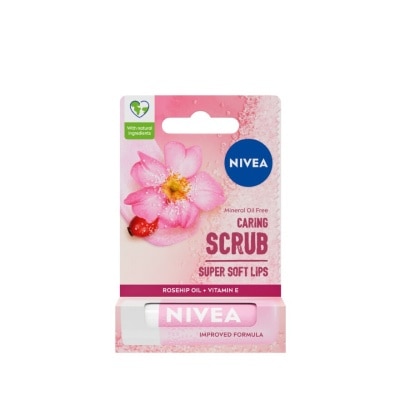 NIVEA Lip Rosehip Oil Caring Lip Scrub 4.8g