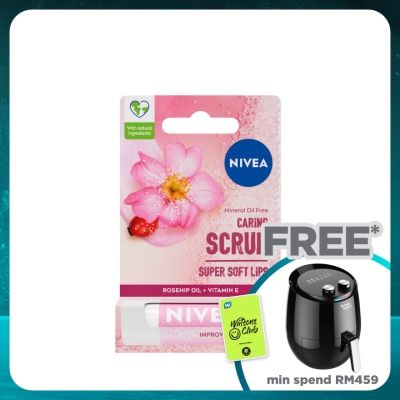 NIVEA Lip Rosehip Oil Caring Lip Scrub 4.8g