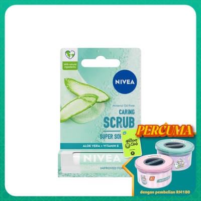 NIVEA Aloe Vera Caring Lip Scrub 4.8g