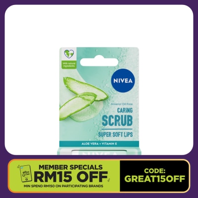 NIVEA Aloe Vera Caring Lip Scrub 4.8g