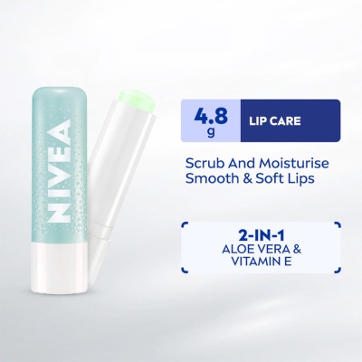 NIVEA - Aloe Vera Caring Lip Scrub 4.8g