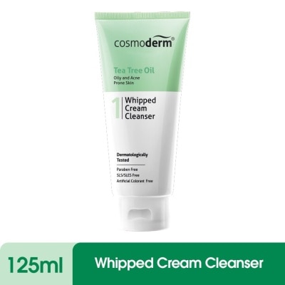 COSMODERM Tea Tree Oil Whipped Cream Cleanser 125ml