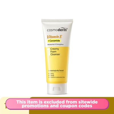 COSMODERM Vitamin E Creamy Foam Cleanser 125ml